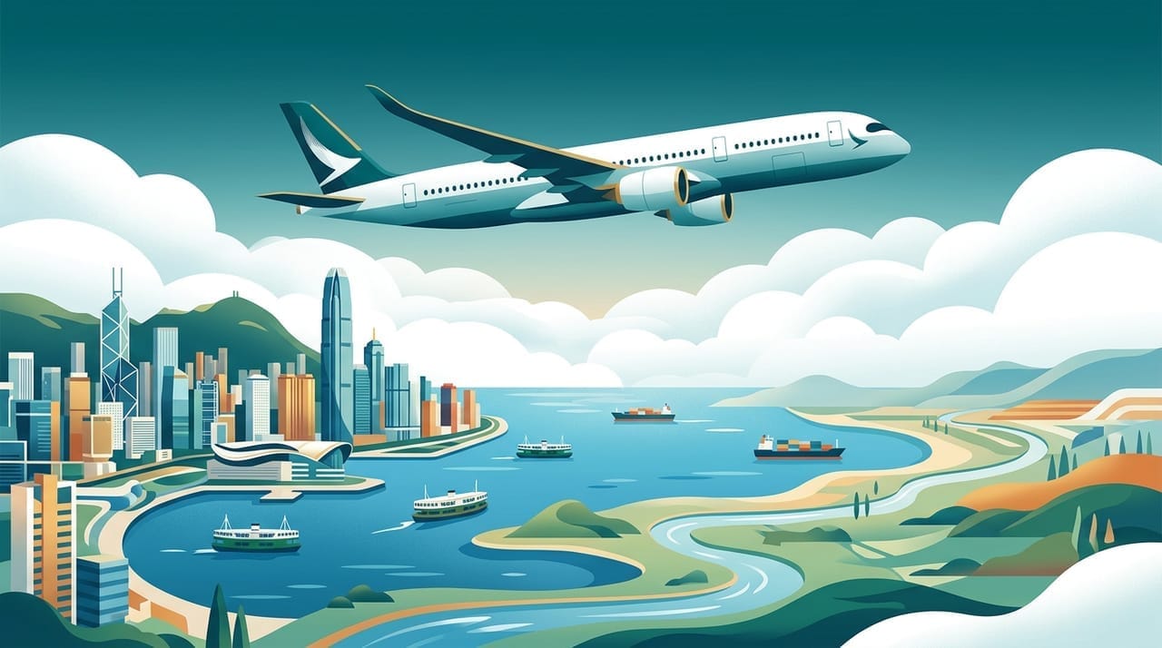 Illustration for Cathay Pacific